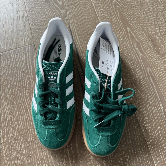 adidas gazelle silver green womens Gazelle Indoor Trainers in Green | adidas Originals main image 1